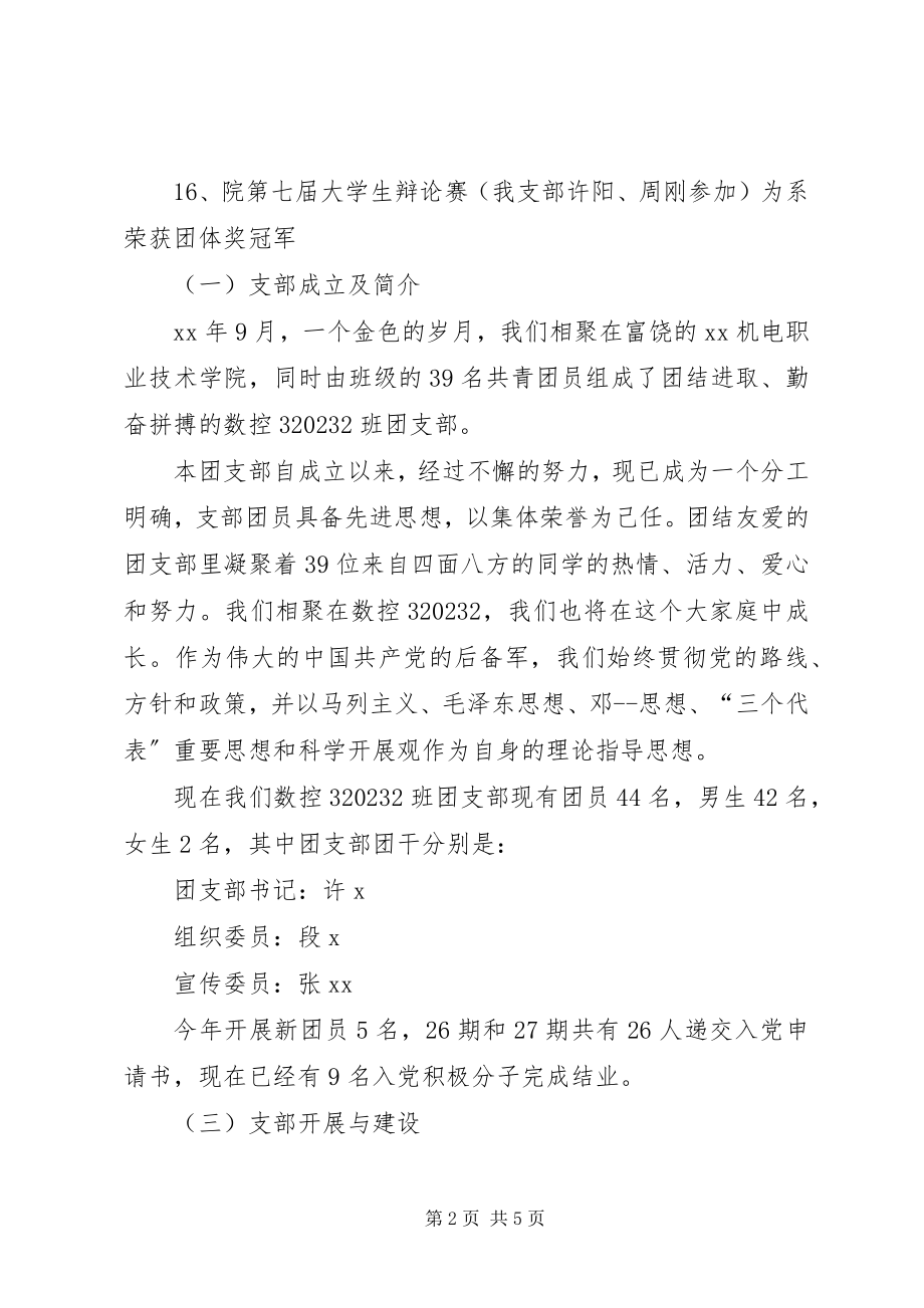 2023年申请五四红旗团支部事迹材料.docx_第2页