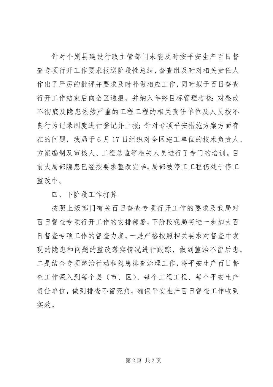 2023年安全生产百日督查总结总结新编.docx_第2页