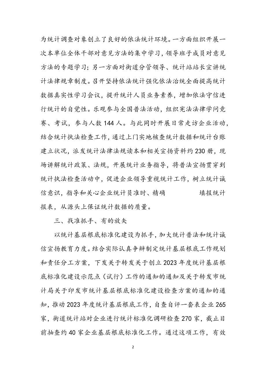 2023年统计法治宣传活动总结.docx_第2页