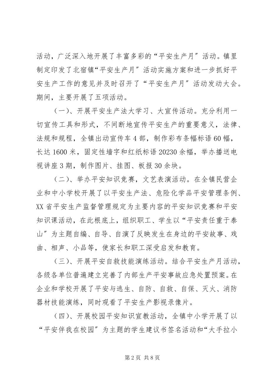 2023年X镇安全生产工作总结新编.docx_第2页