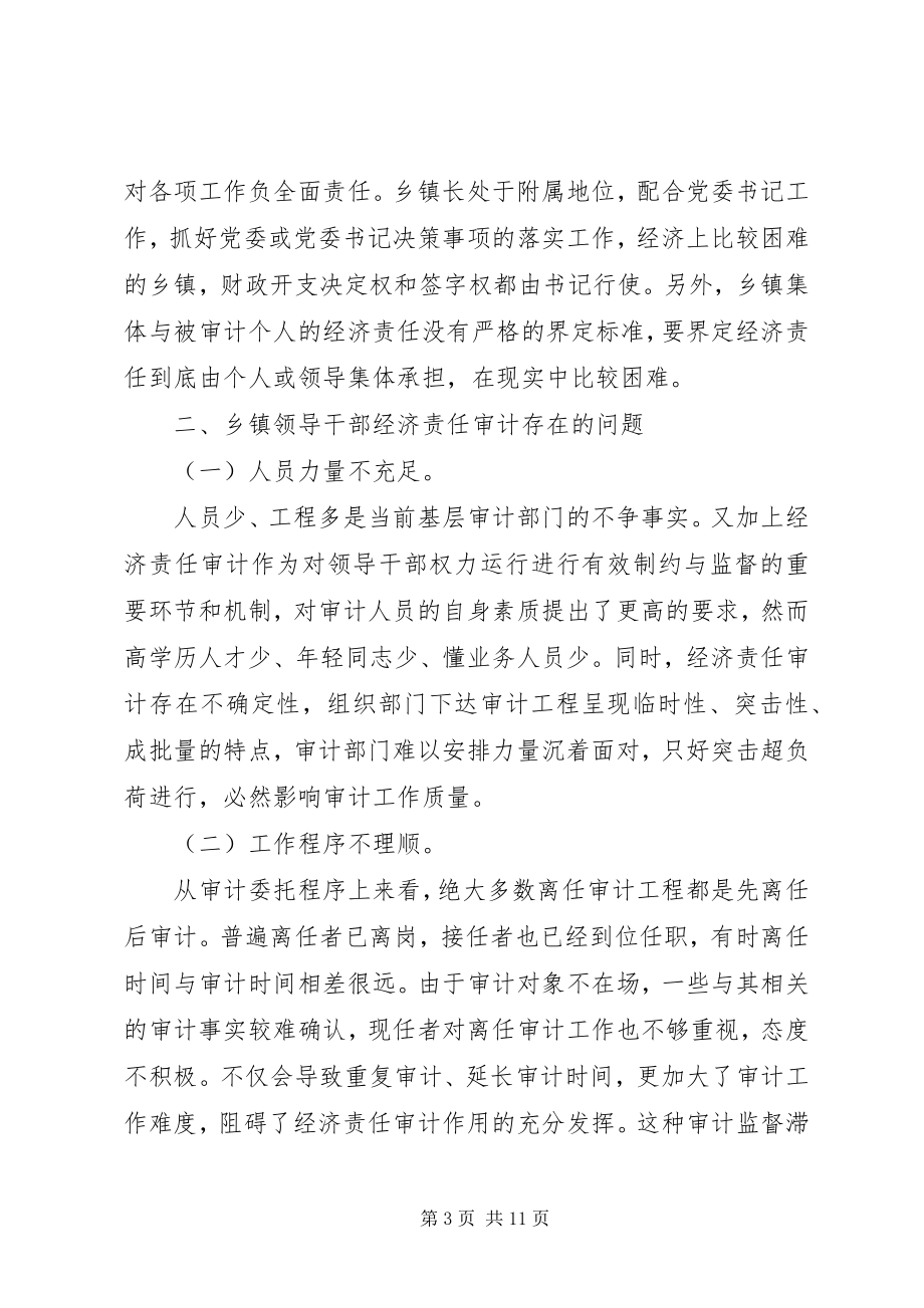 2023年乡镇党政主要负责人经济责任审计的体会和思考.docx_第3页