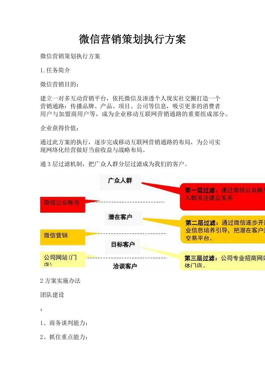 2023年微信营销策划执行方案.doc_第1页