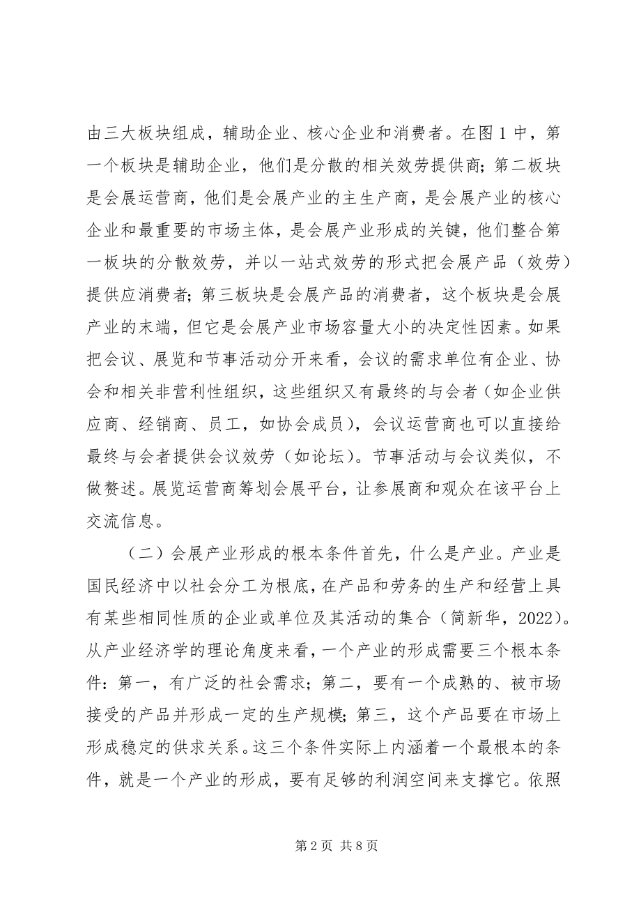 2023年我国会展产业形成机理思考.docx_第2页