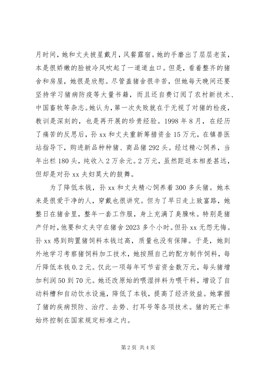 2023年妇女致富事迹材料.docx_第2页