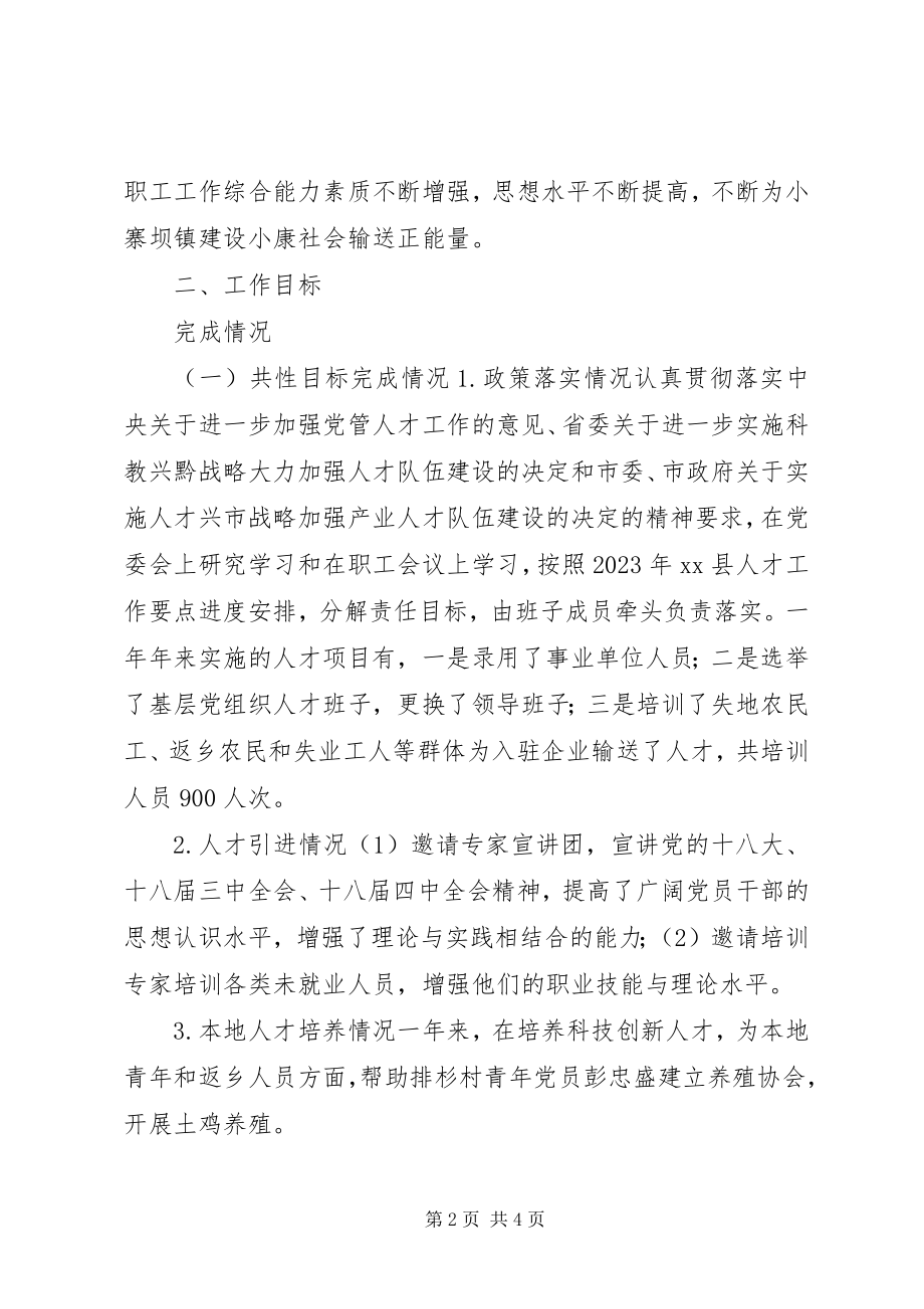 2023年乡镇人才工作总结.docx_第2页