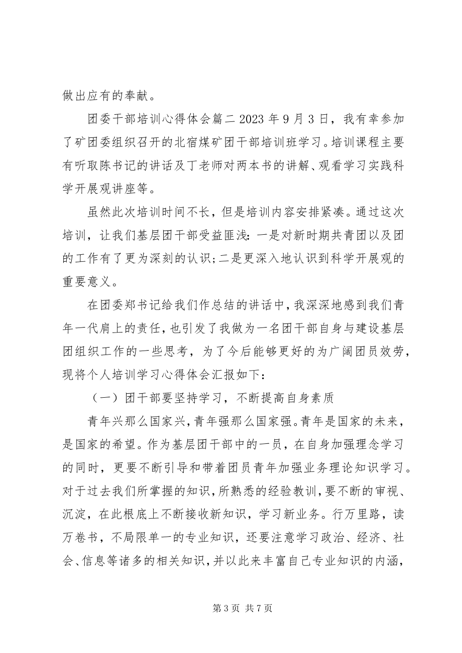 2023年团委干部培训心得体会3篇.docx_第3页