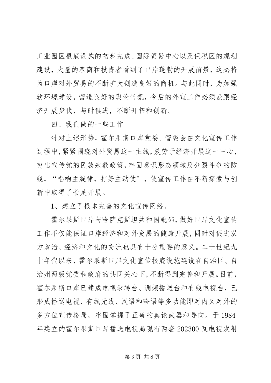 2023年文化宣传汇报材料.docx_第3页