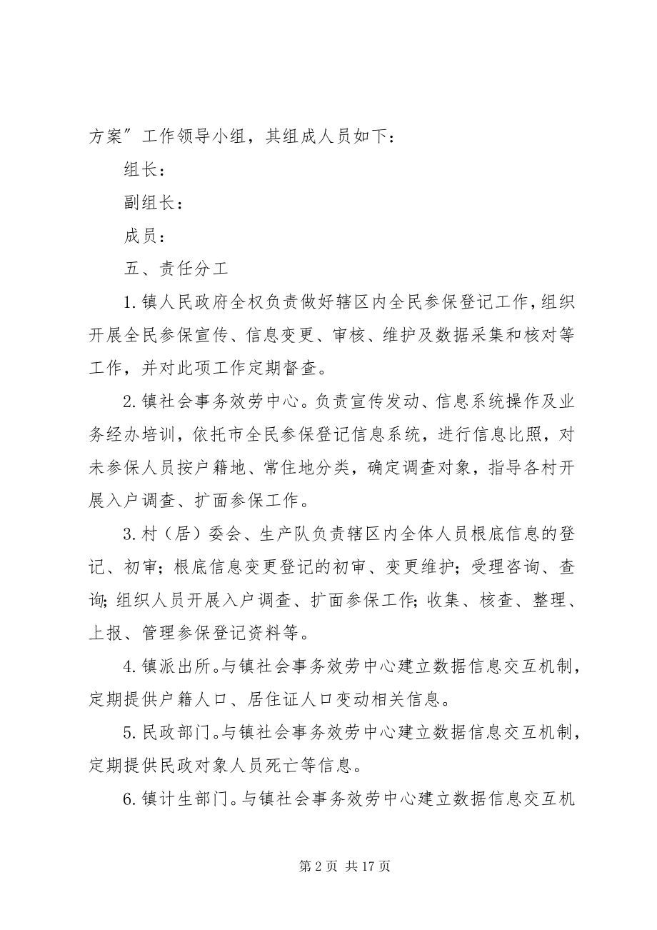 2023年全民参保登记计划工作实施方案范例.docx_第2页