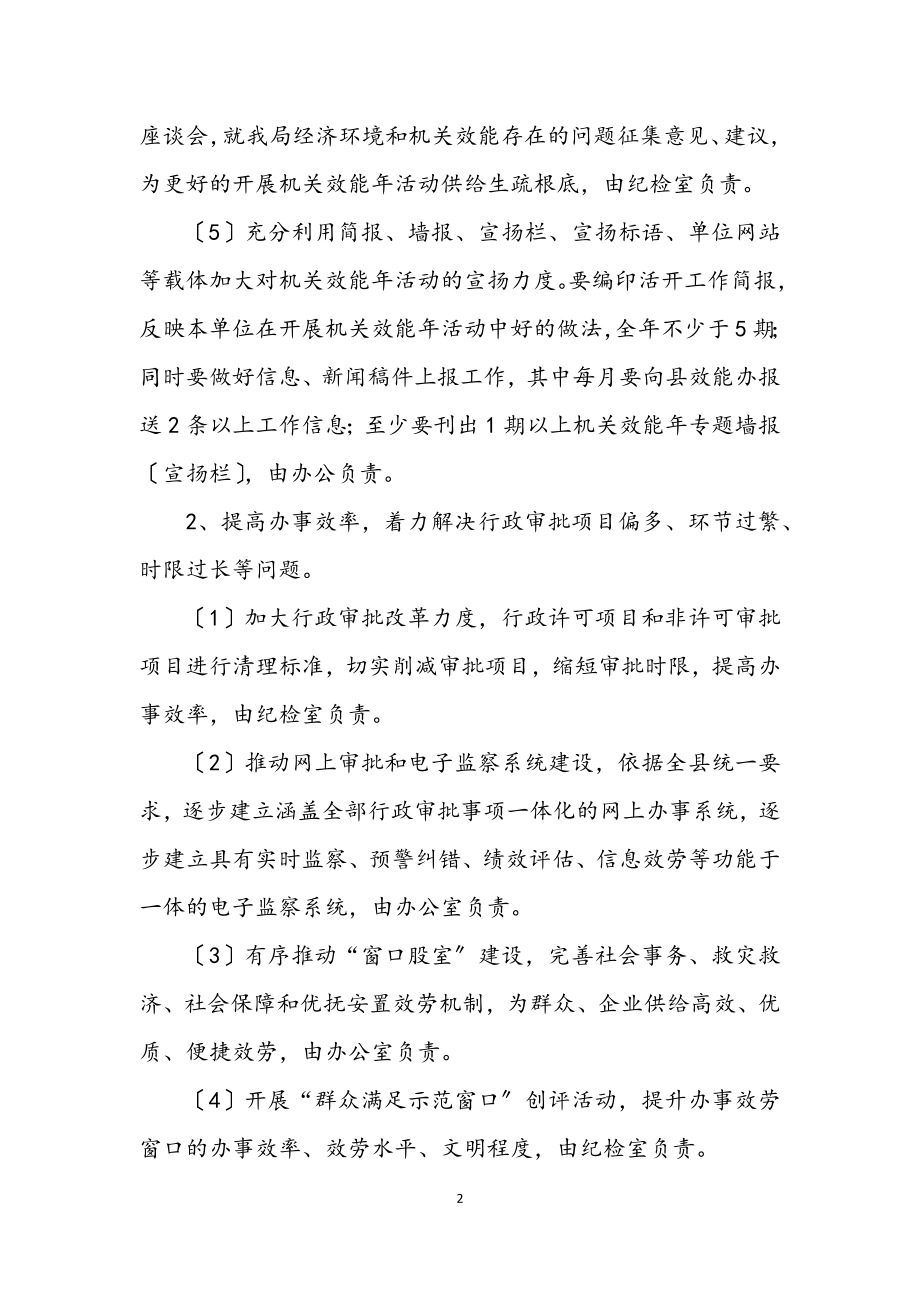 2023年全县开展机关效能年活动方案.docx_第2页