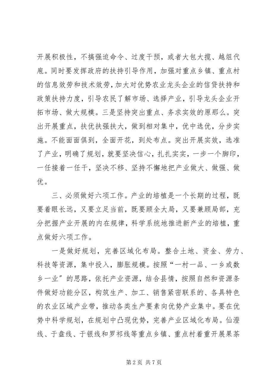 2023年以培植新产业为核心加快推进新农村建设.docx_第2页