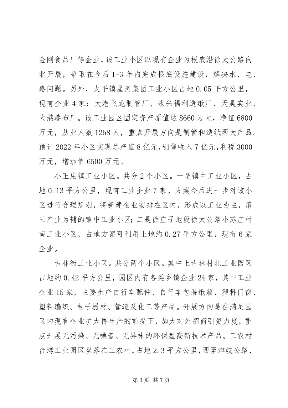 2023年工业小区建设工作汇报.docx_第3页