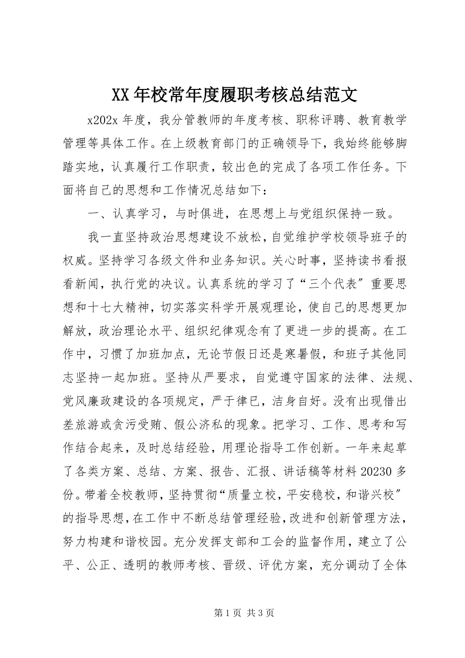 2023年校长年度履职考核总结.docx_第1页