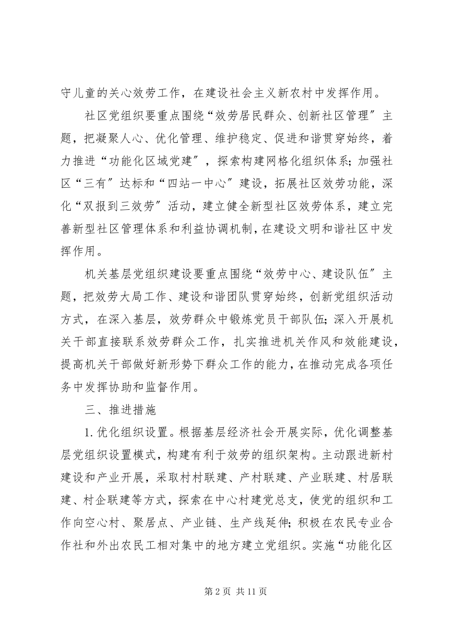 2023年乡镇基层服务型党组织建设工作计划.docx_第2页