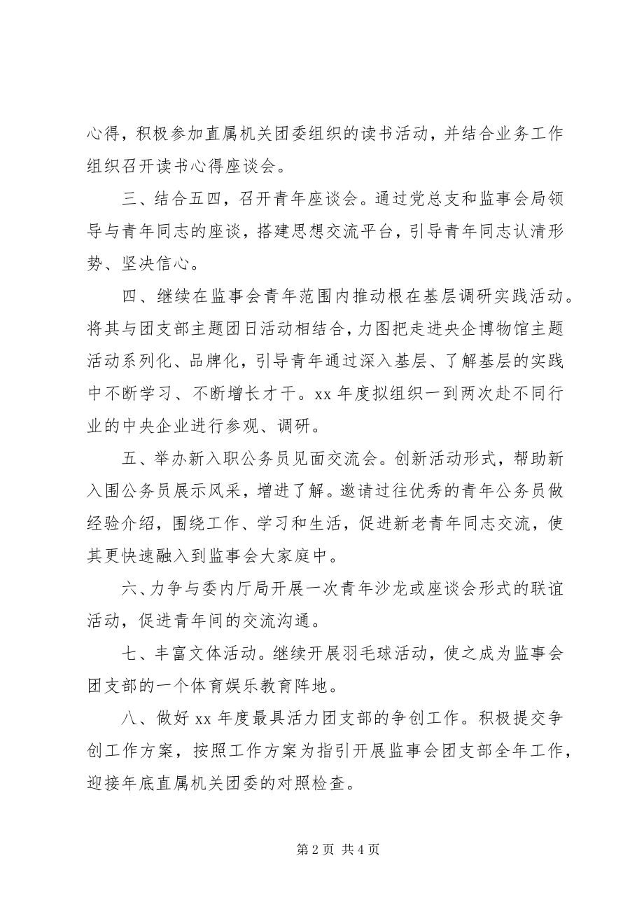 2023年监事会团支部的工作计划.docx_第2页