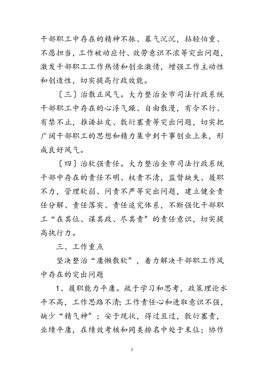 2023年司法局治庸问责活动方案范文.doc_第2页