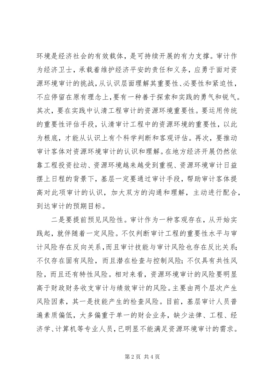 2023年基层资源环境审计经验交流.docx_第2页