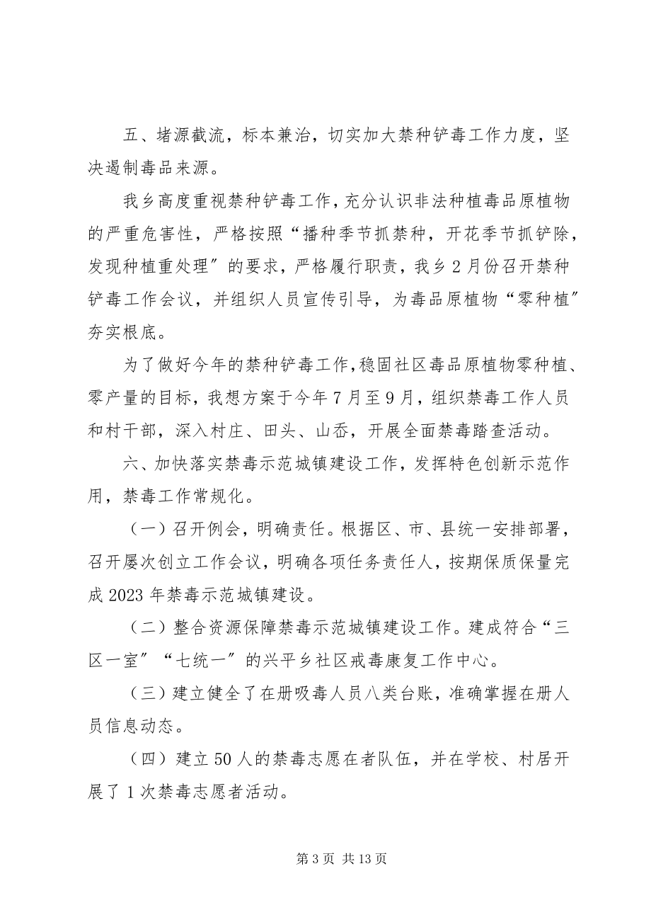 2023年乡镇禁毒工作总结五篇.docx_第3页