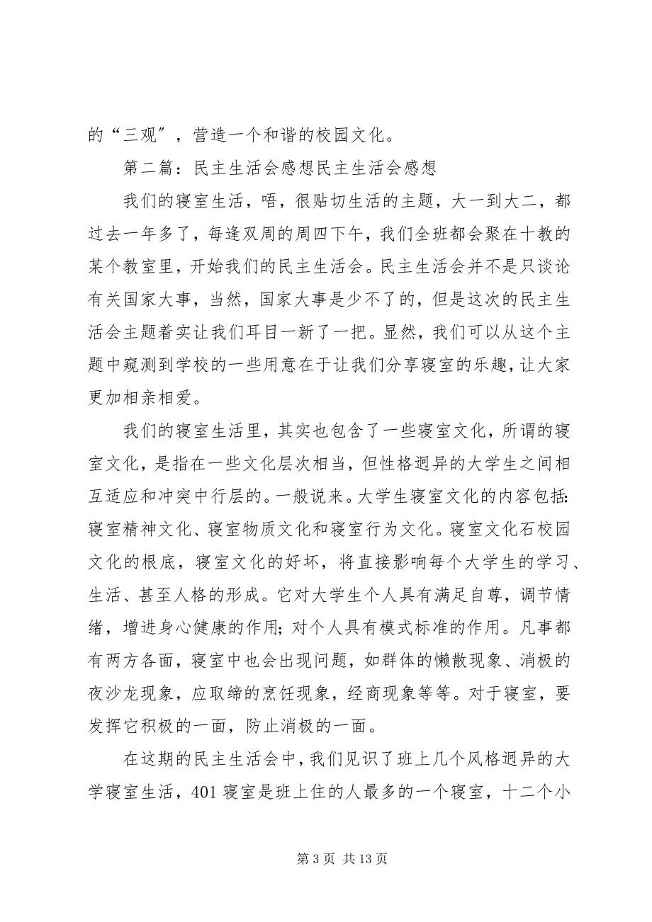 2023年民主生活会感想.docx_第3页