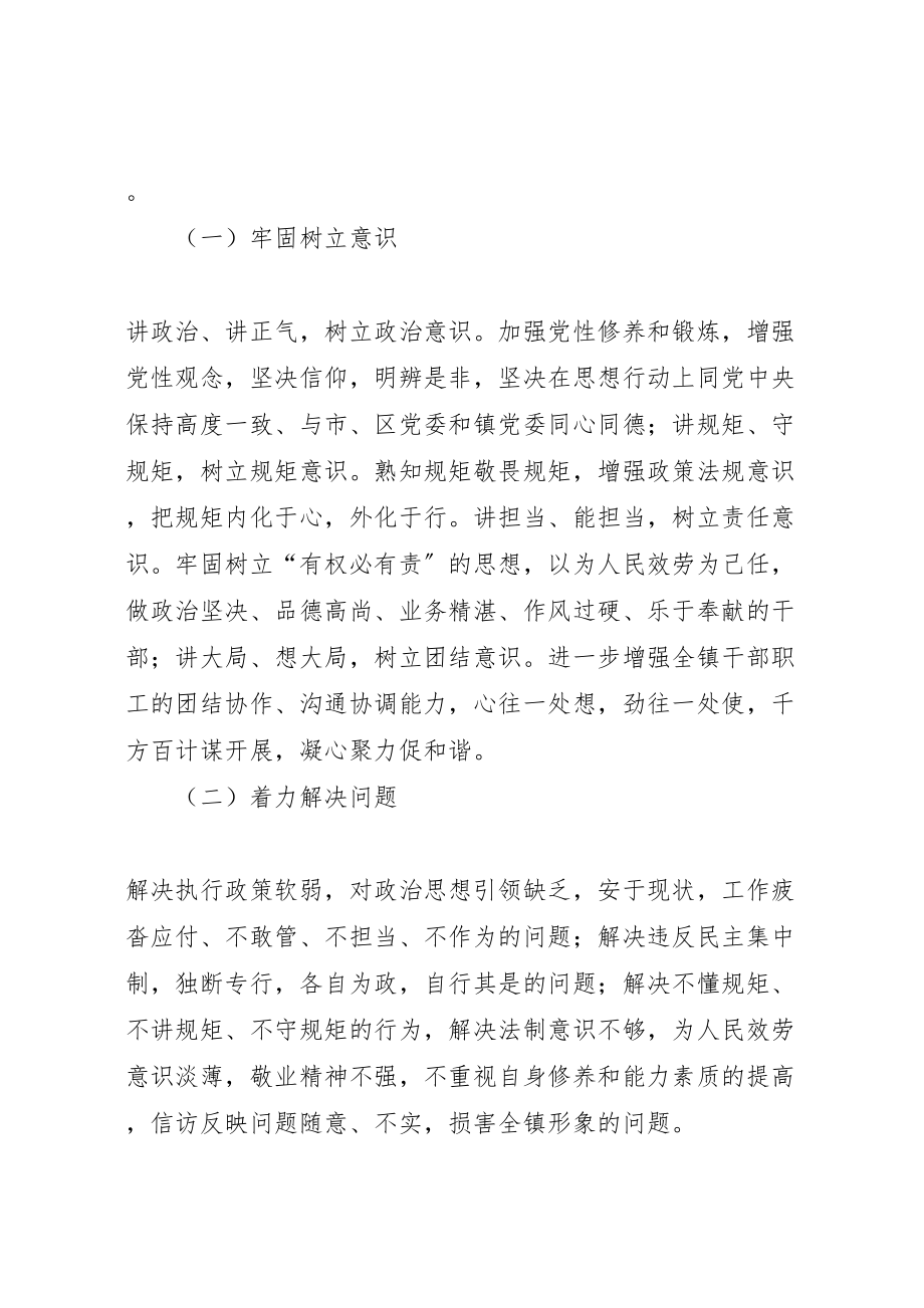 2023年守纪律讲规矩转作风树新风集中教育实施方案 2.doc_第2页