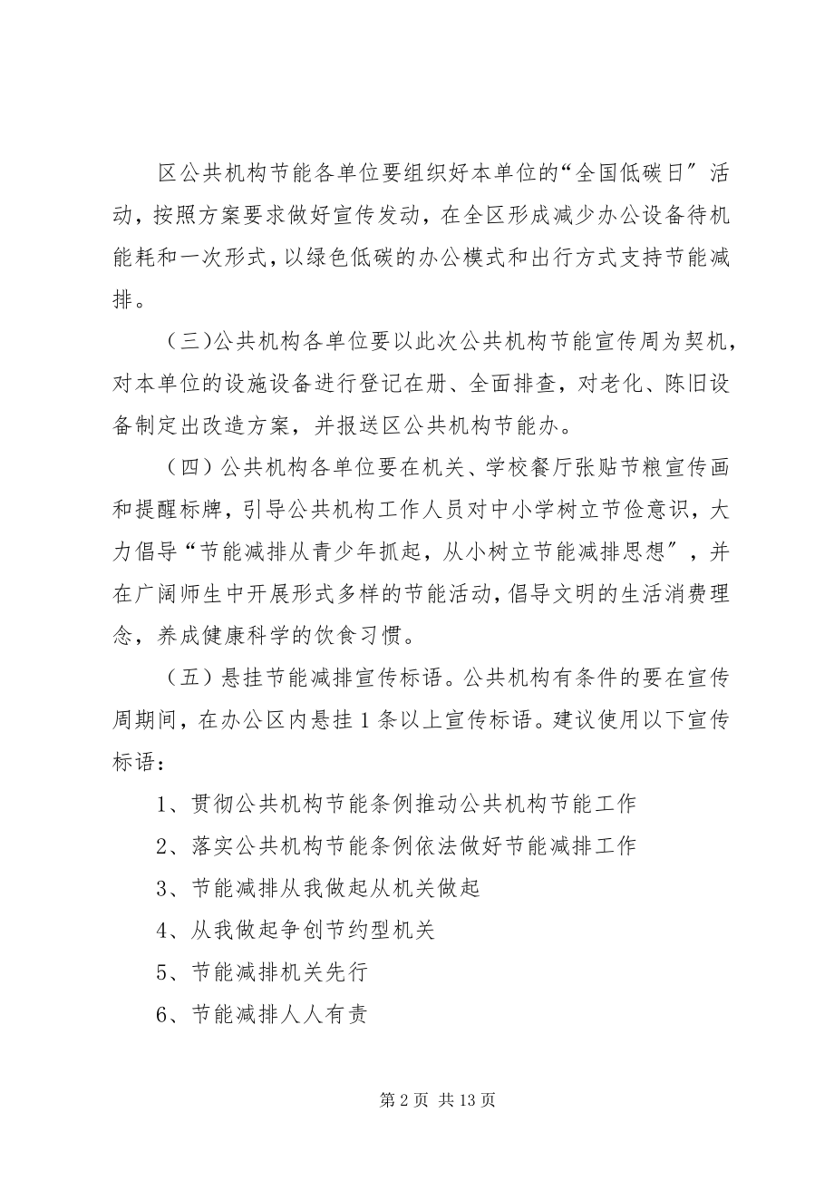 2023年公共机构节能宣传周活动方案.docx_第2页