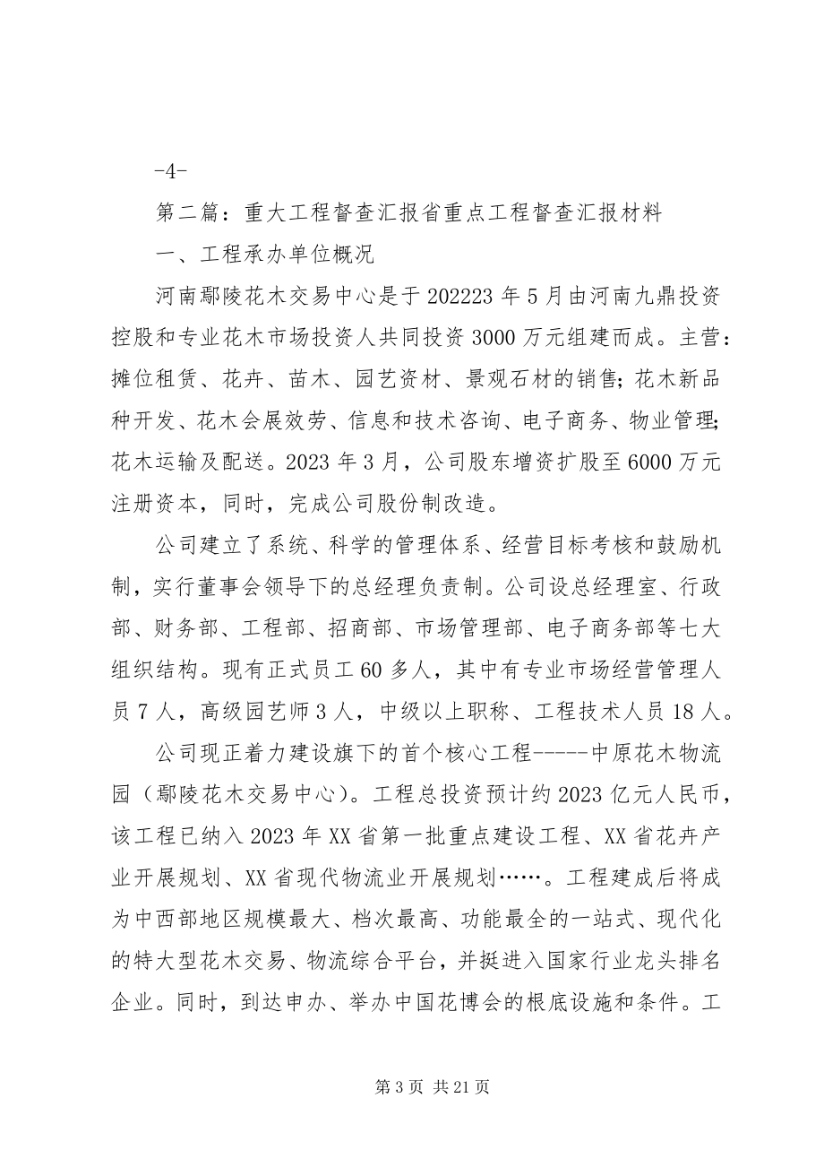 2023年市重大项目推进情况的督查汇报[合集.docx_第3页