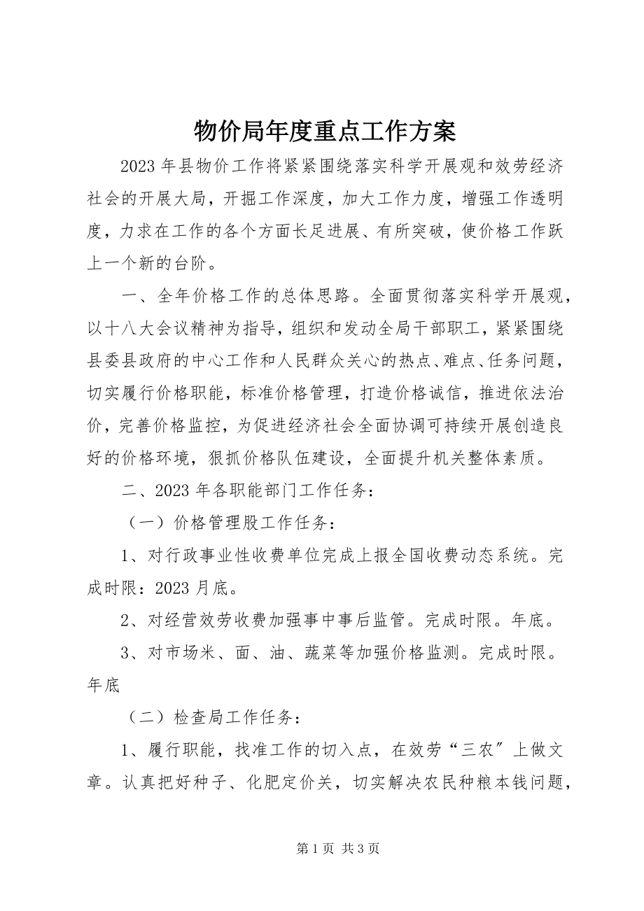 2023年物价局年度重点工作计划.docx_第1页