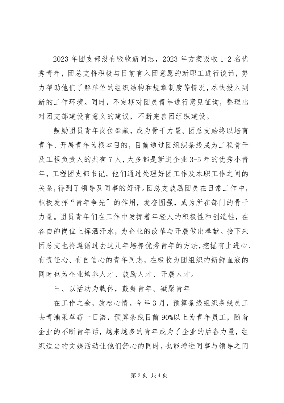 2023年公司团总支工作小结.docx_第2页