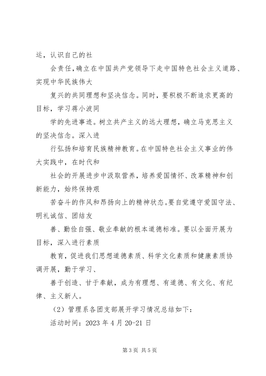 2023年追梦路上自立自强团日活动总结书.docx_第3页