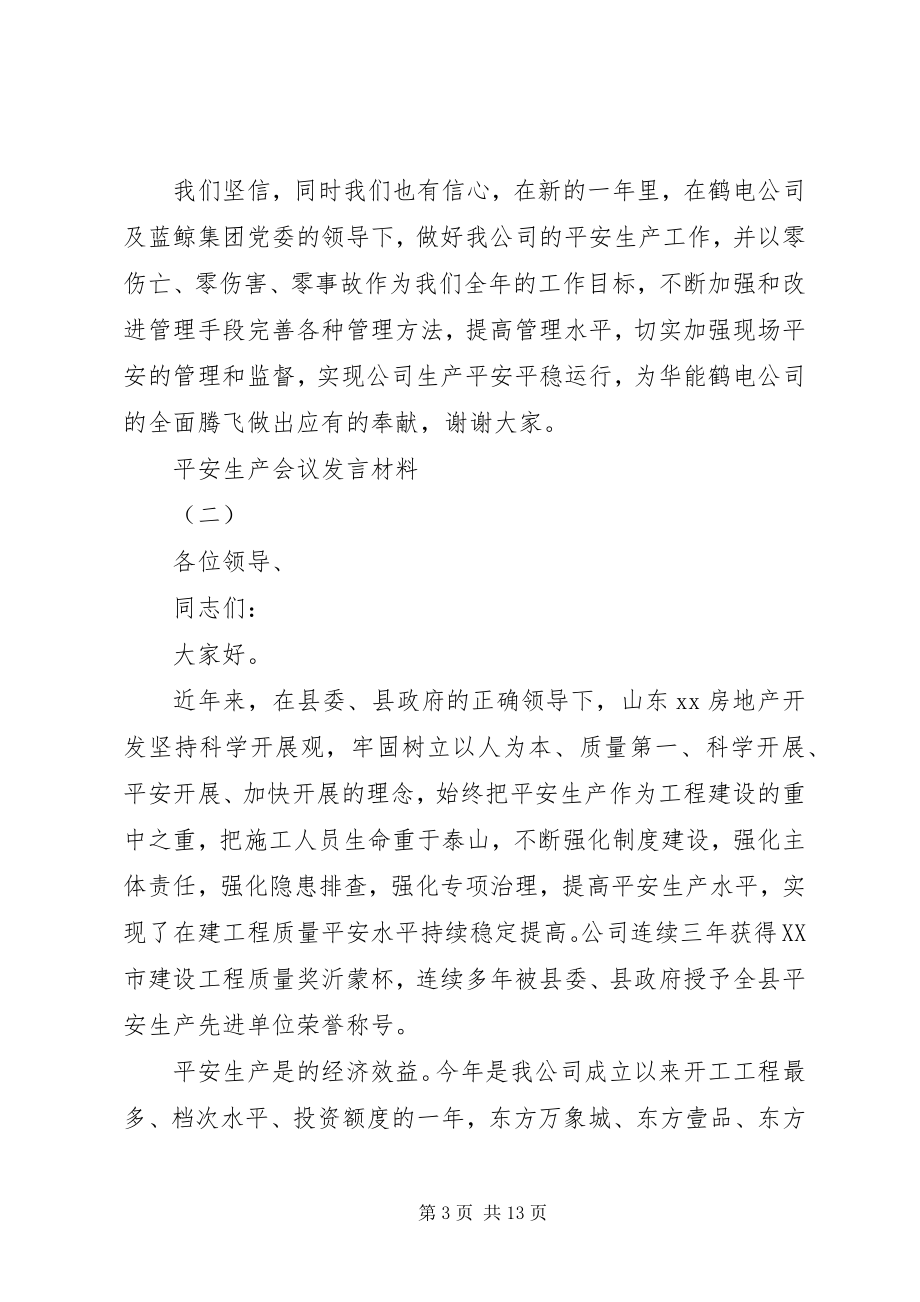 2023年安全生产会议讲话材料示例新编.docx_第3页