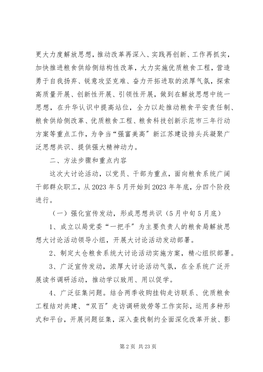 2023年太仓粮食系统解放思想大讨论活动.docx_第2页