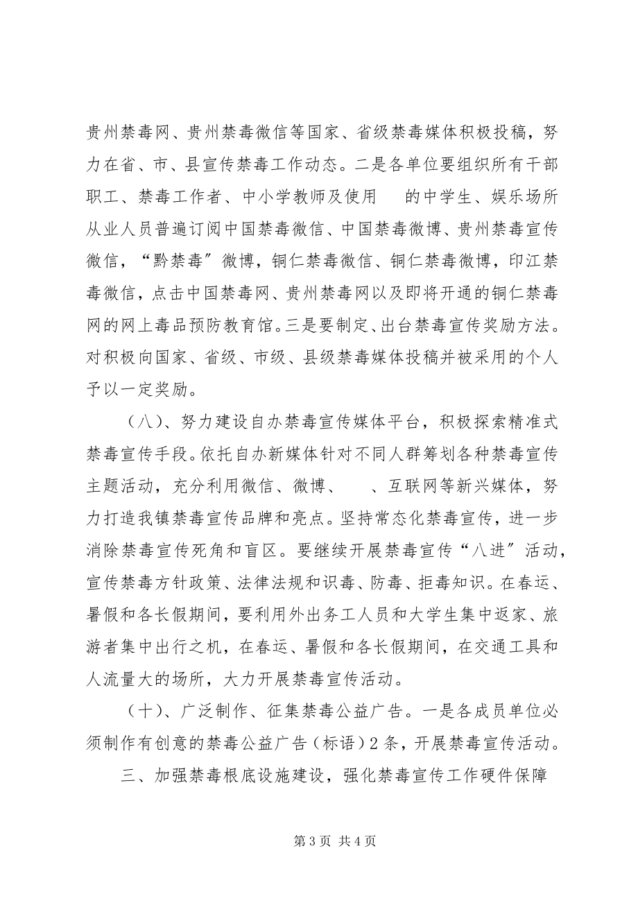 2023年乡镇禁毒宣传工作安排意见.docx_第3页