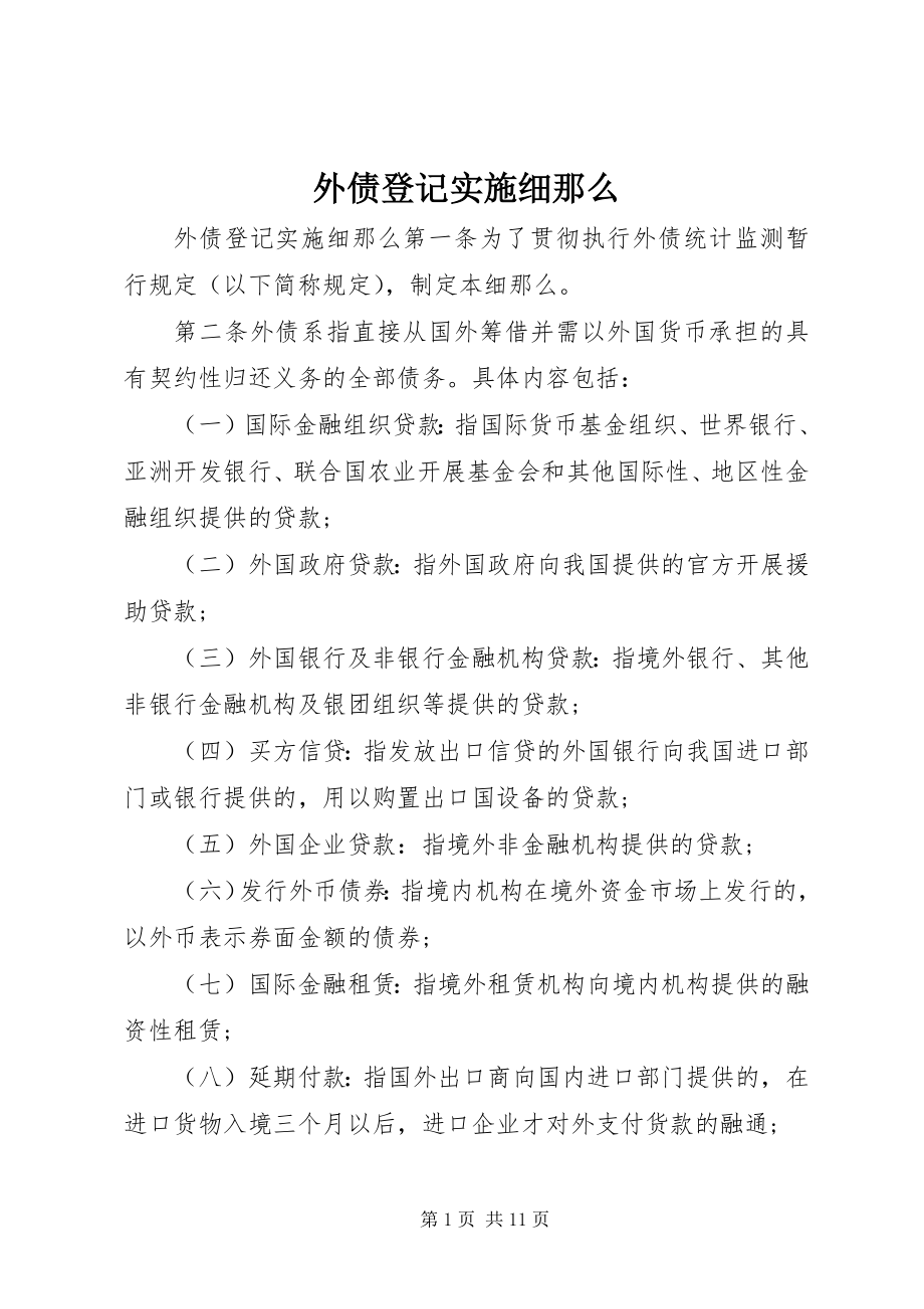 2023年外债登记实施细则.docx_第1页