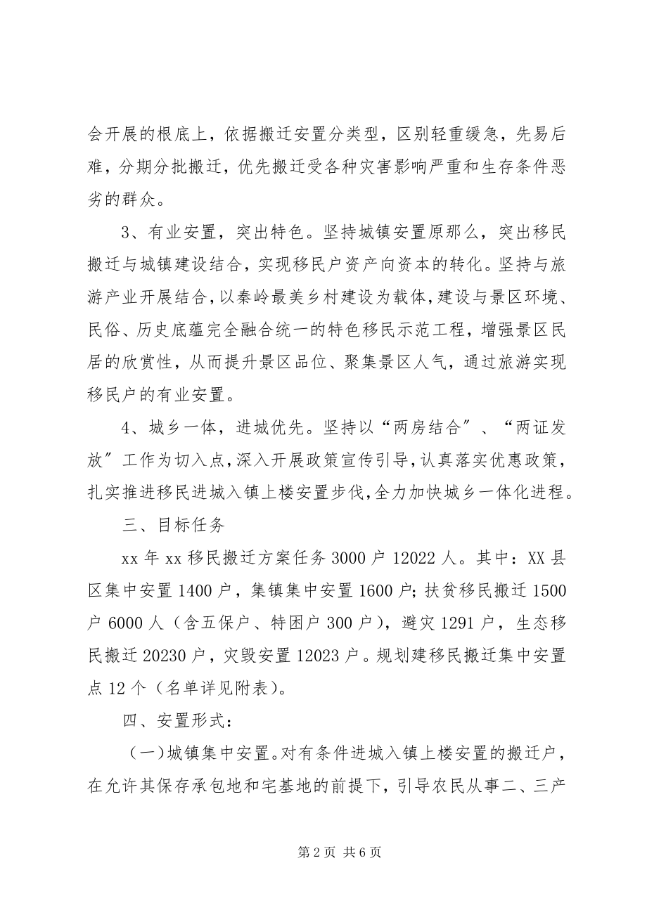 2023年县移民搬迁安置工作实施方案.docx_第2页