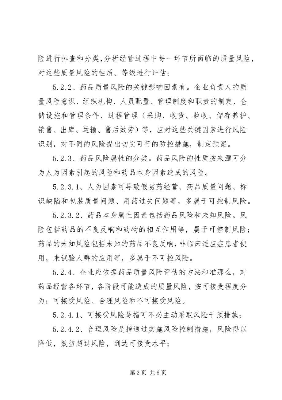 2023年药品质量风险管理制度.docx_第2页