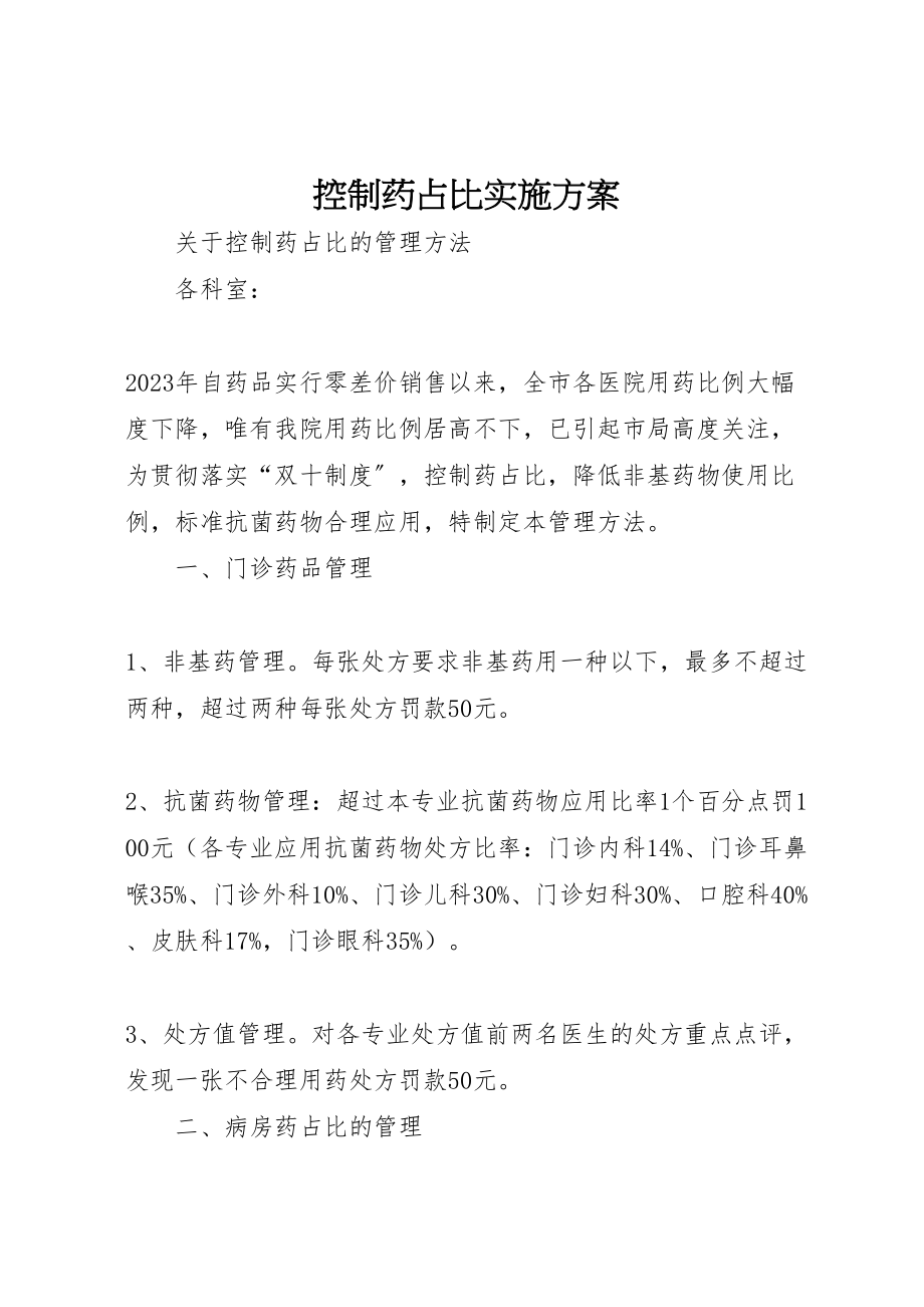 2023年控制药占比实施方案.doc_第1页