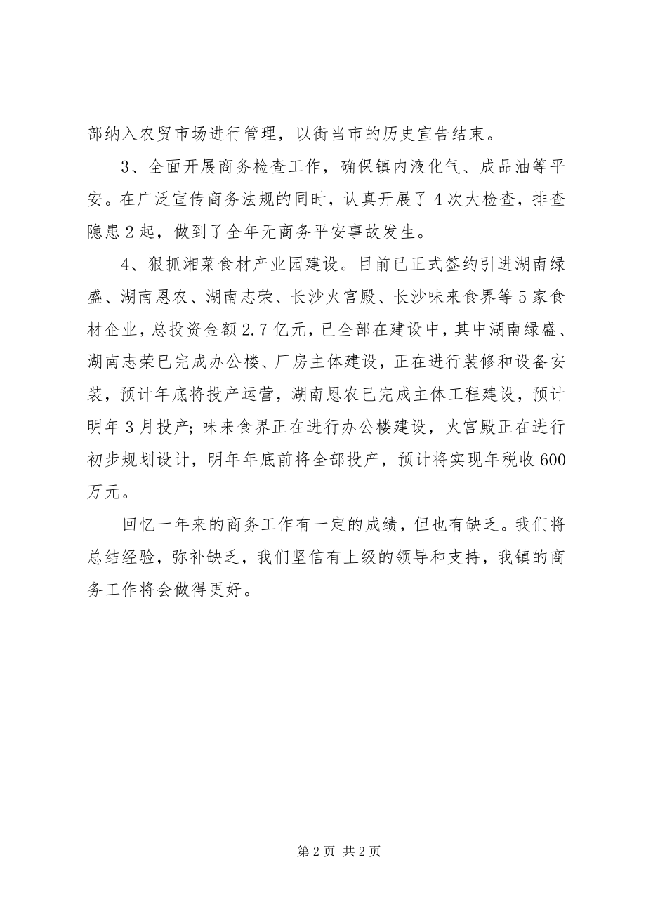 2023年乡镇商务经济工作总结.docx_第2页