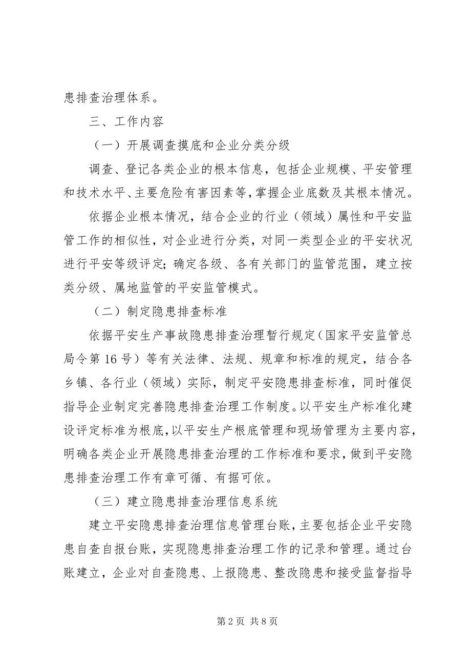 2023年XX县区安全隐患排查标准建设方案新编.docx_第2页