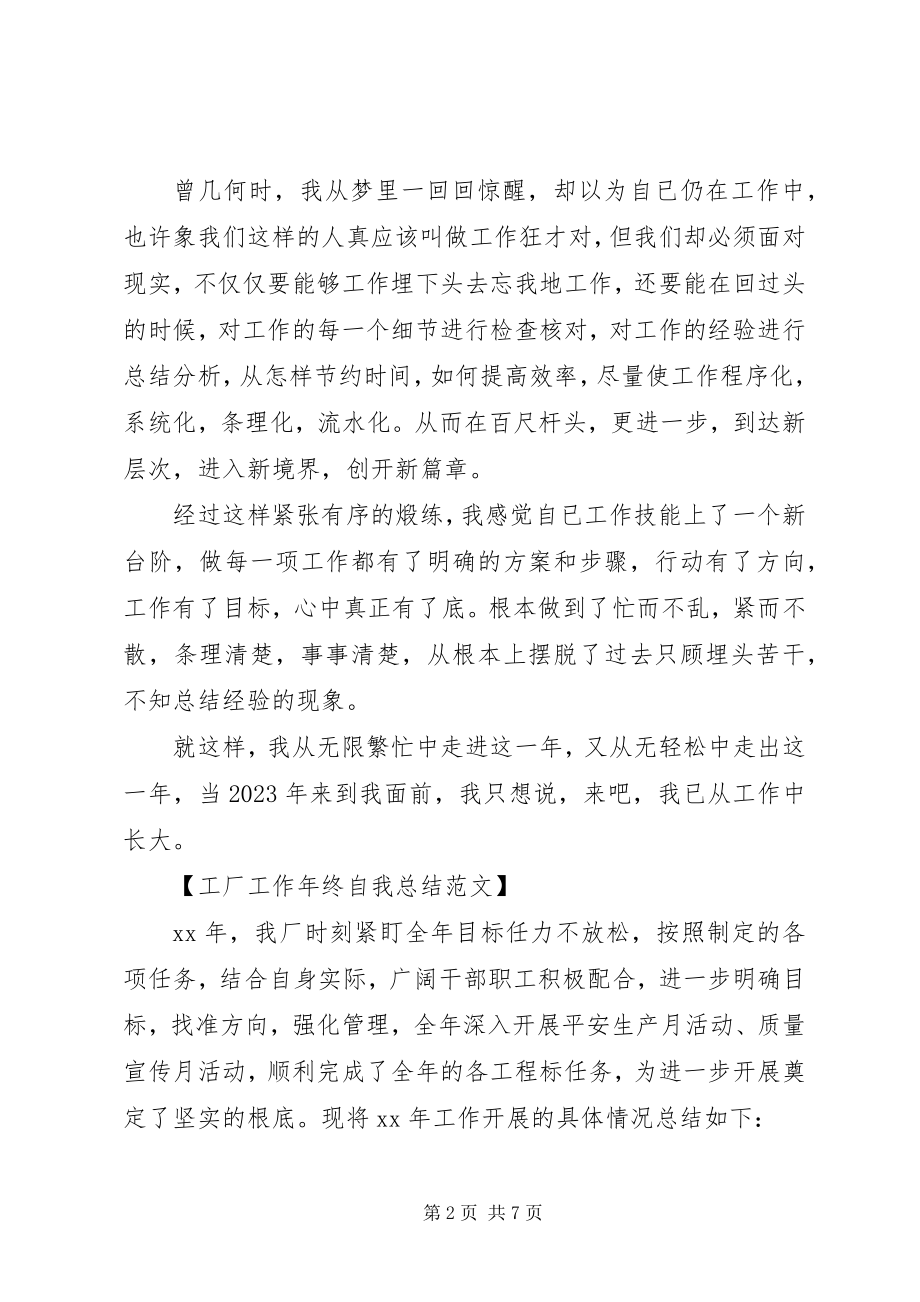 2023年个人工作年终自我总结.docx_第2页