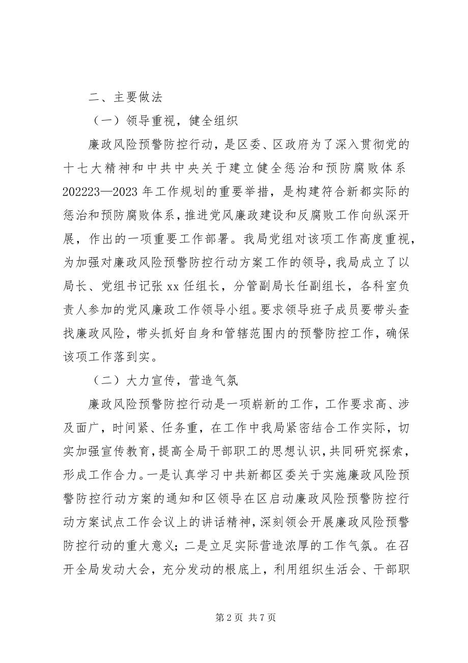 2023年发改局廉政预警工作总结.docx_第2页