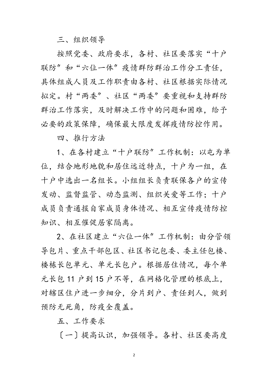 2023年新冠肺炎疫情防控机制实施方案范文.doc_第2页