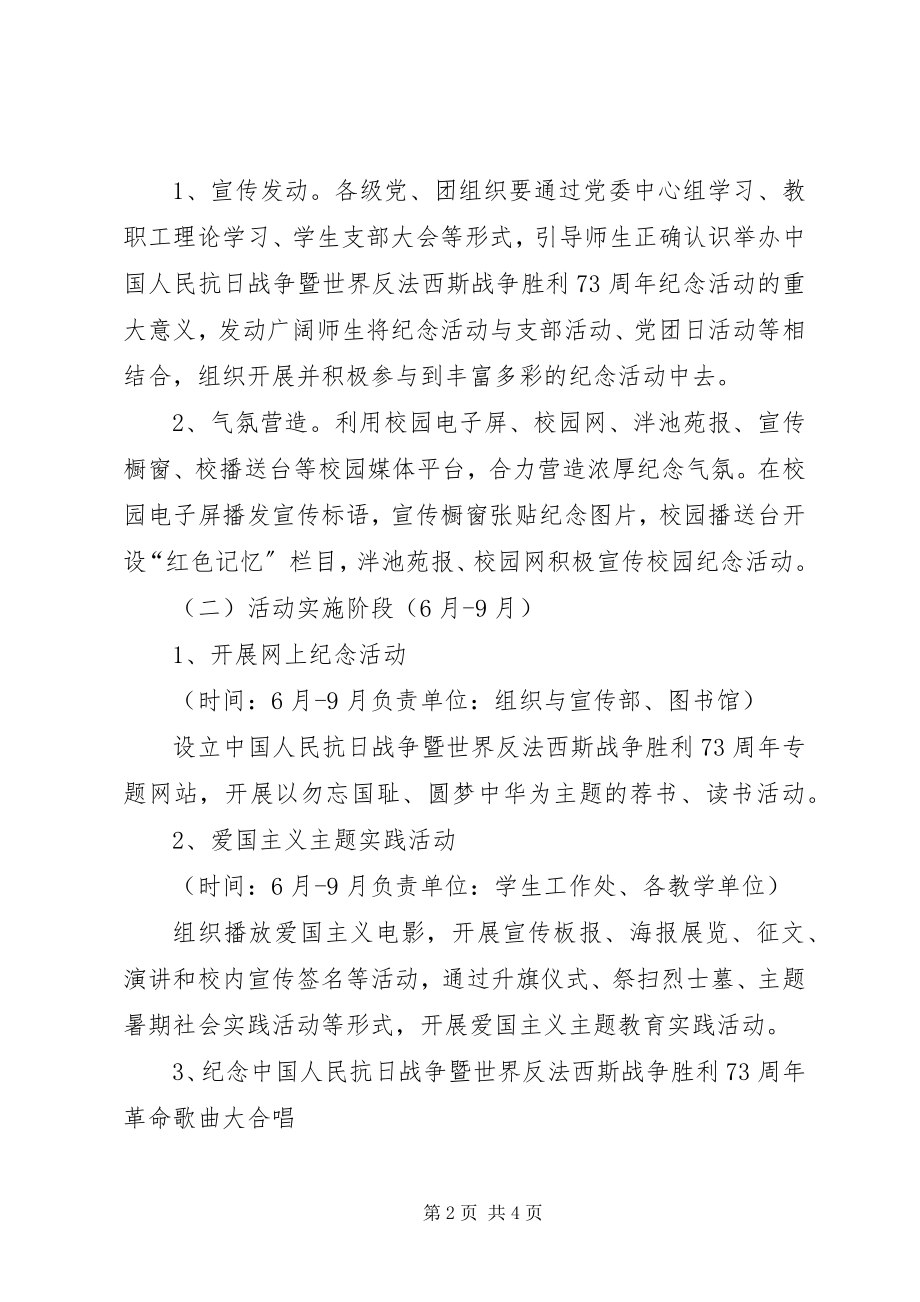 2023年xx学院纪念抗战胜利70周年活动方案.docx_第2页