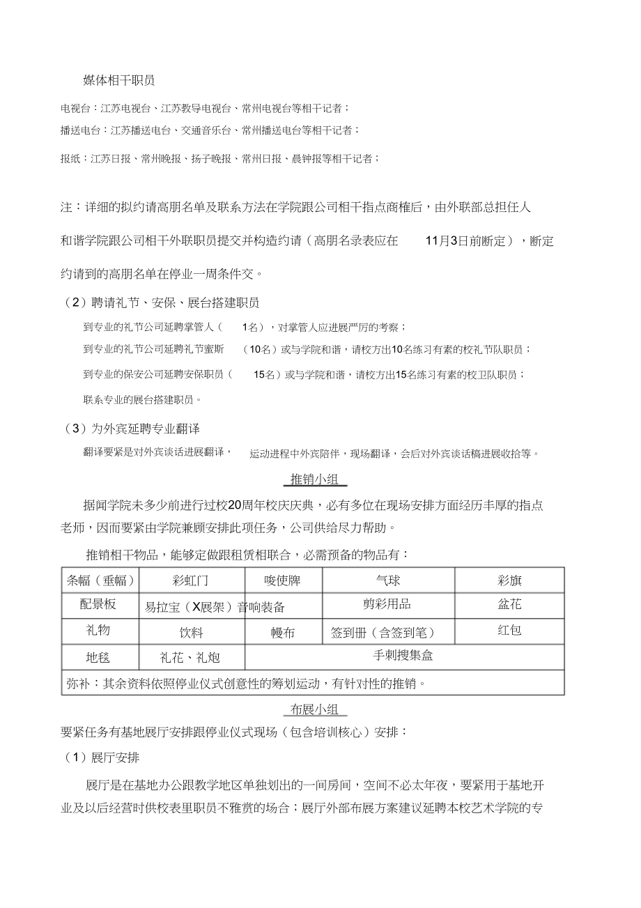 2023年基地开业典礼筹备方案061027.docx_第3页