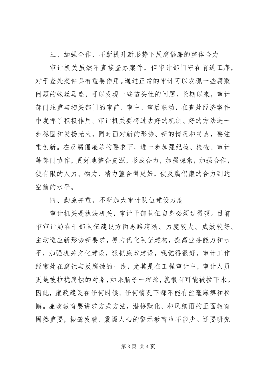 2023年纪委书记在审计调研会致辞.docx_第3页