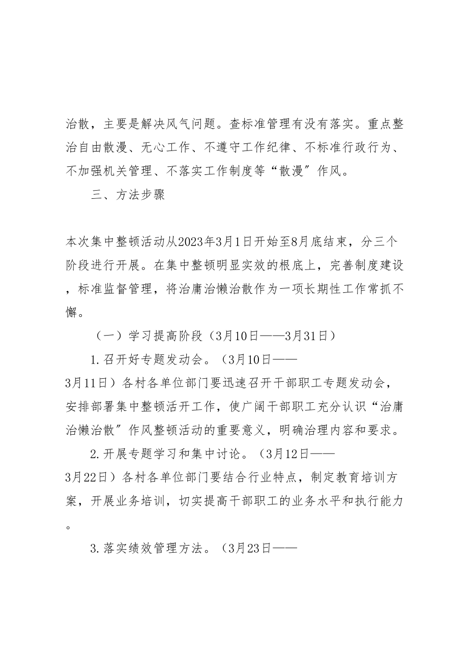 2023年治庸治懒治散作风整顿活动实施方案 .doc_第3页