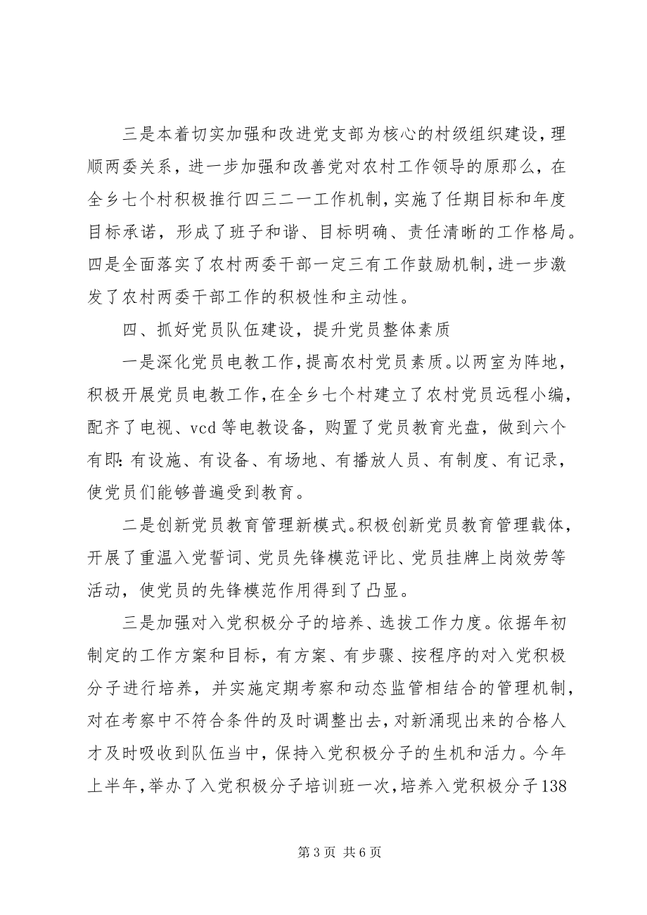 2023年乡镇基层党建工作年终总结.docx_第3页