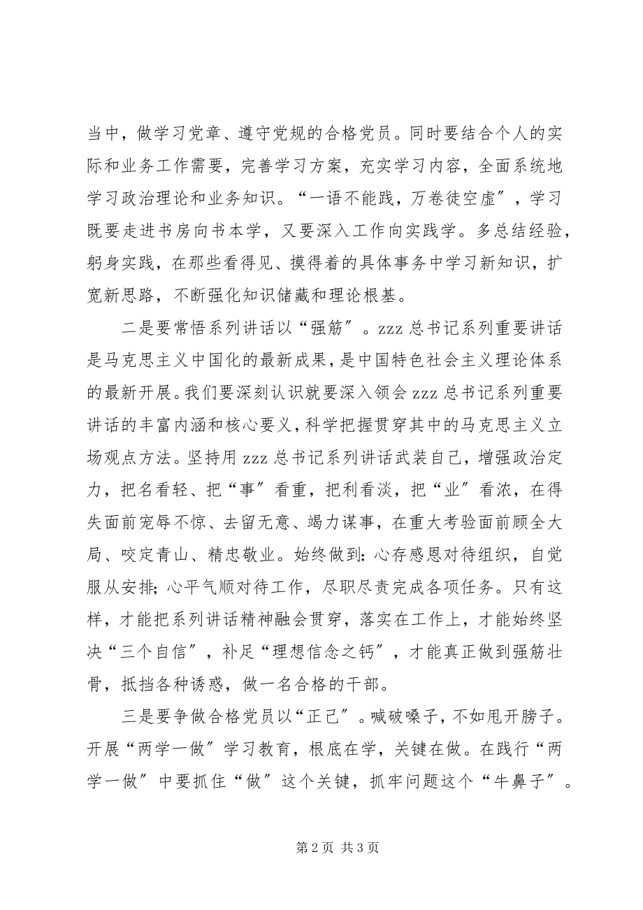 2023年轻党员应做好两学一做.docx_第2页