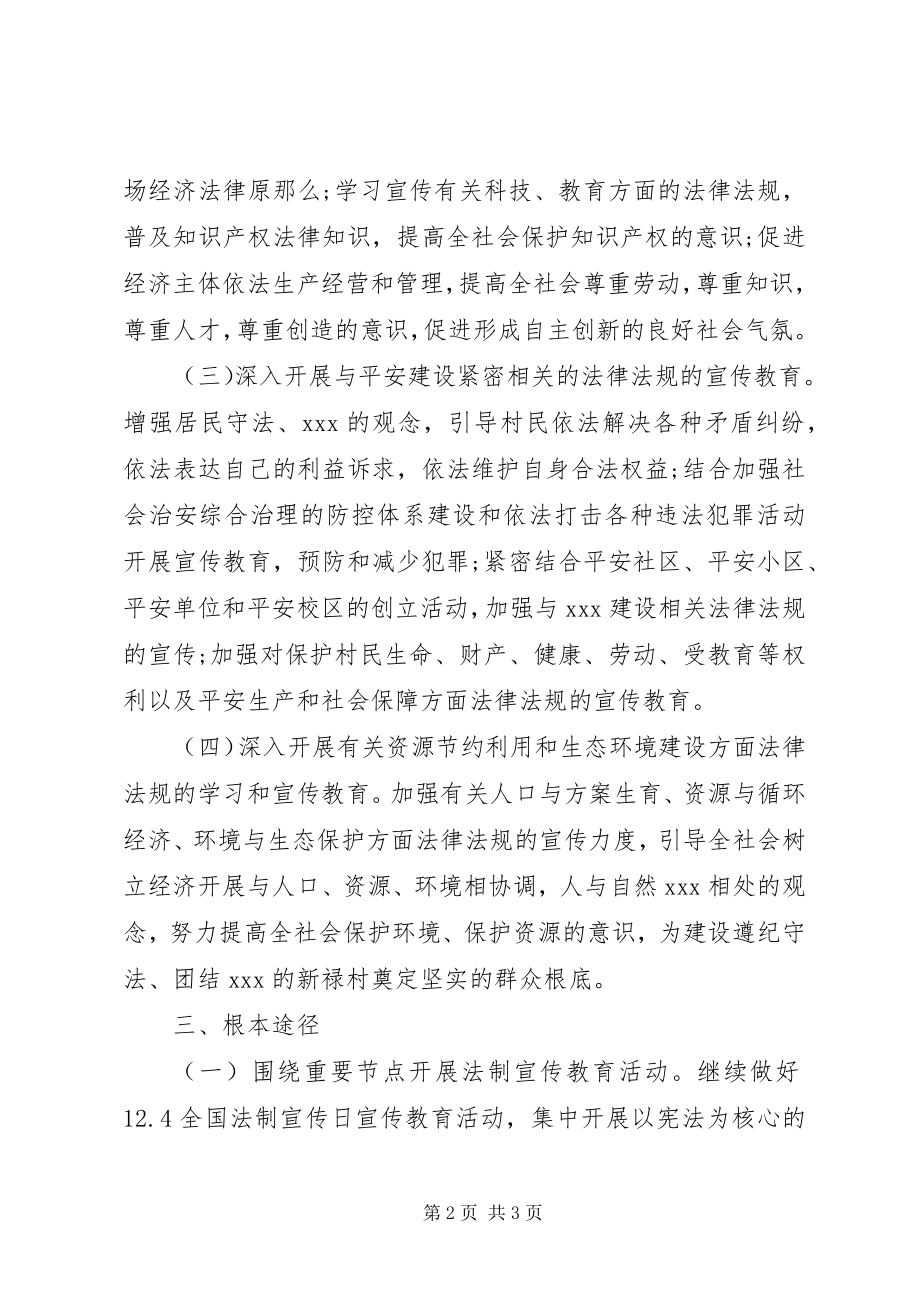 2023年村普法工作计划.docx_第2页