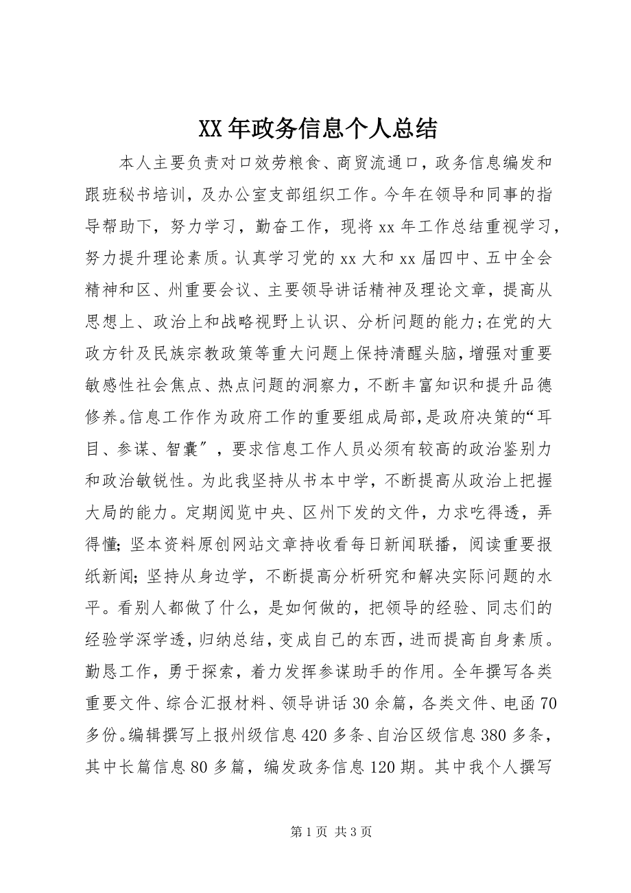 2023年政务信息个人总结.docx_第1页