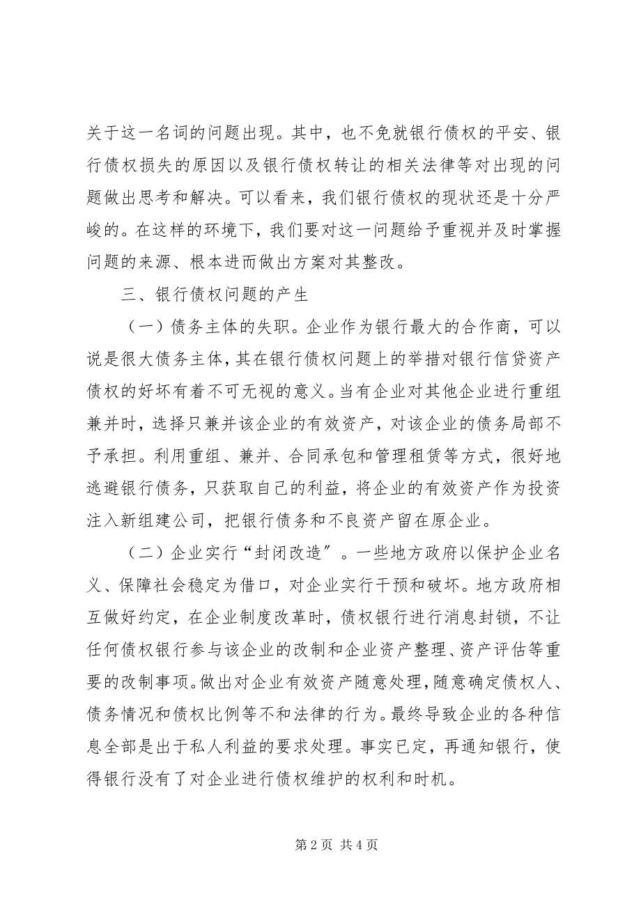 2023年银行信贷资产债权维护措施.docx_第2页