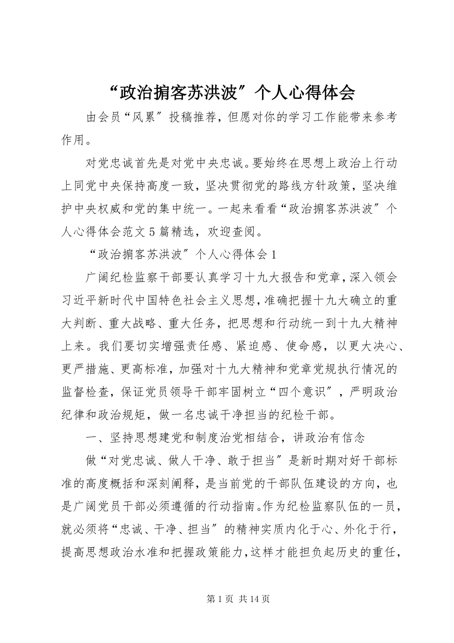 2023年政治掮客苏洪波个人心得体会.docx_第1页